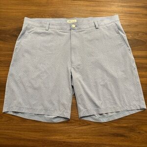 NWOT Peter Millar Crown Sport Shackleford Hybrid Golf Shorts Purple $115